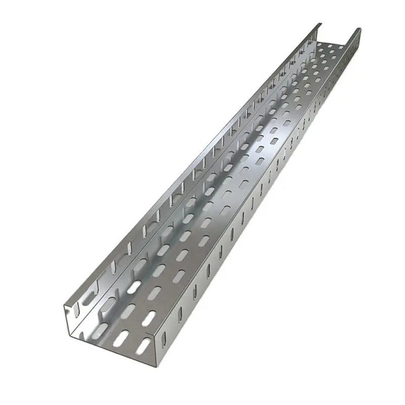 Extrusión de plata de acero galvanizado de cable de bandeja de resistencia máxima a la corrosión para aplicaciones personalizadas