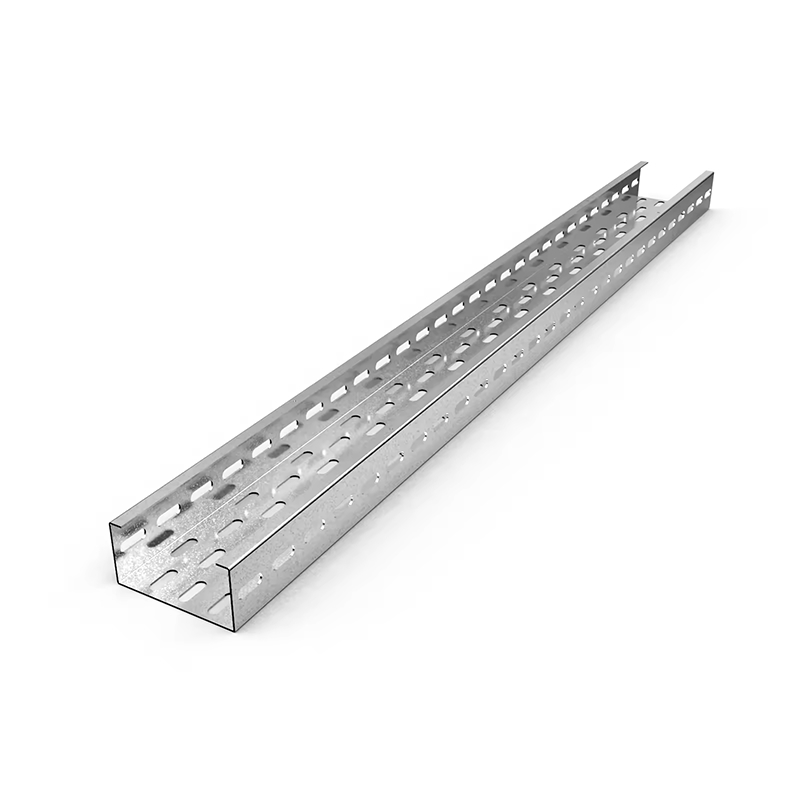 Wall-mounted/ Floor-mounted Silver Galvanized Cable Tray with Connectors/ Brackets/ Covers for Cable Management